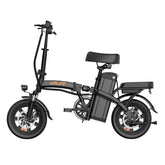 Electric Bike URLIFE F1L  - 250W Motor 48V 7.5Ah Battery 14 Inch Tires Disc Brakes-Black
